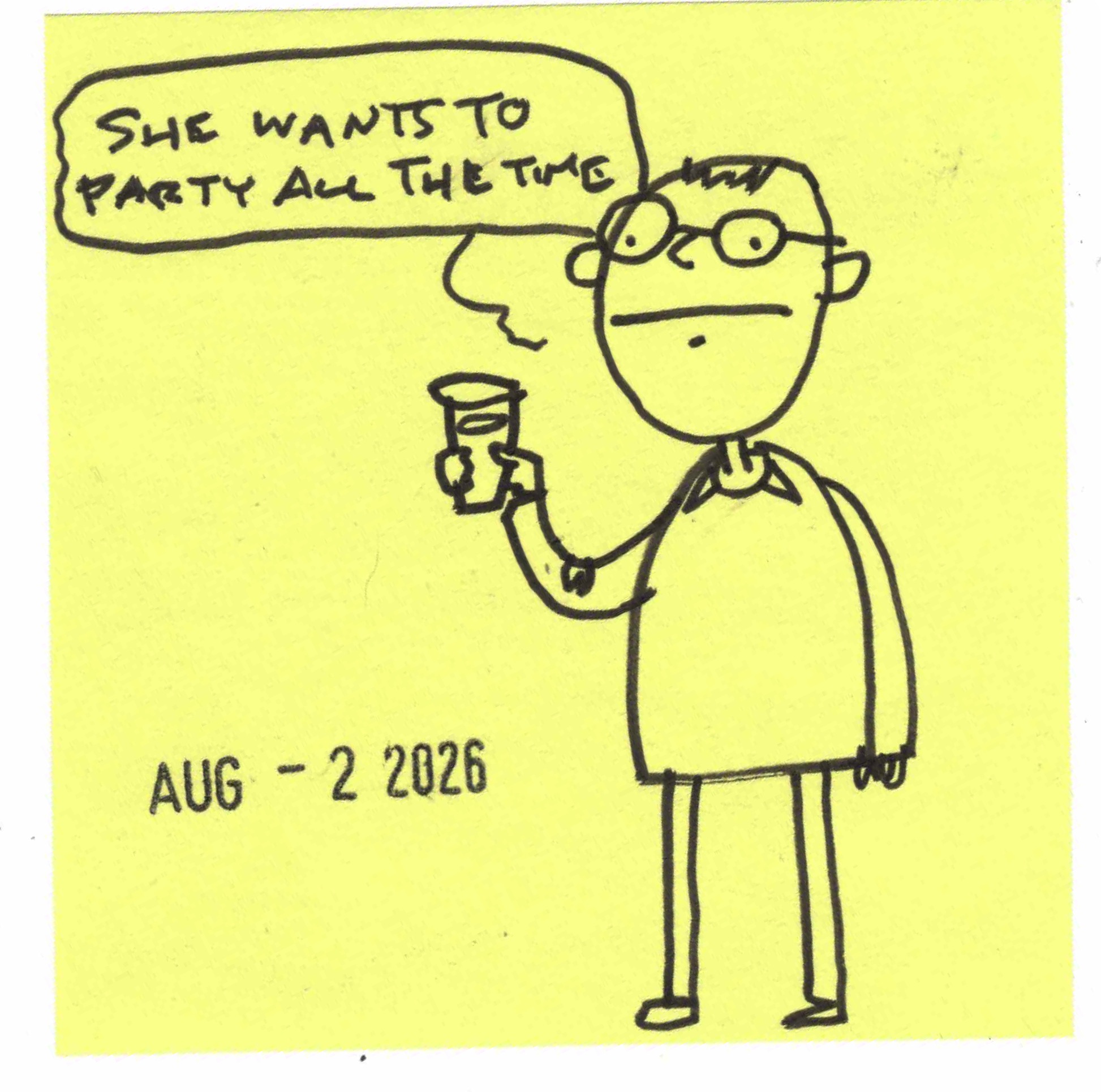 Daily drawing, August 2, 2026.