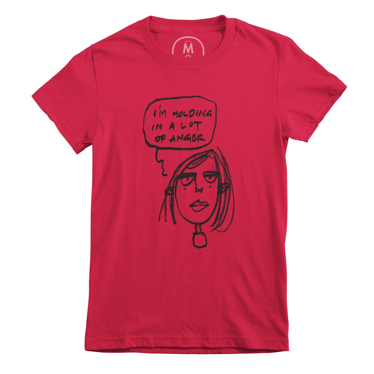 Cotton Bureau Holding Anger T-Shirt