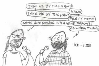 Kind of a different direction, karaoke-wise.