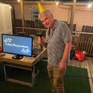 Rel and Melanie hosted a birthday party for me, with karaoke.