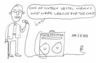 I drew a cartoon about an imagined future.