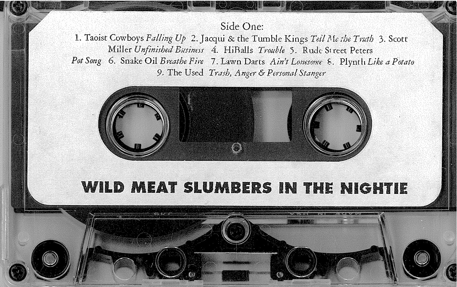 Wild Meat Slumbers In The Nightie cassette. Photo by Kevin Crothers.