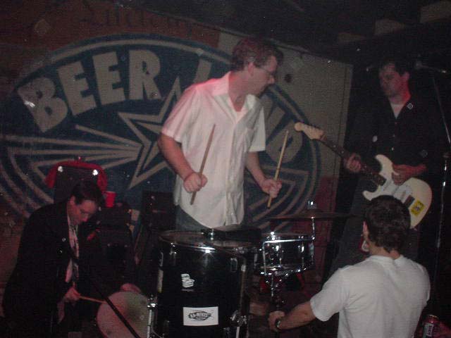 Ka-Nives and All-Night Movers at Beerland, Austin, Texas, April 25, 2003.