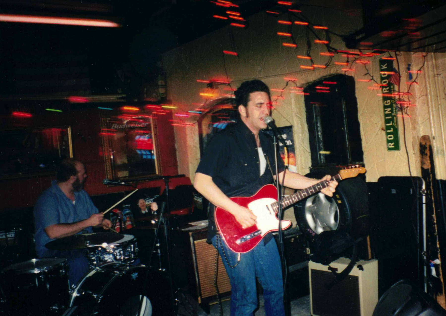 Rebel Outlaw Brothers Band at Hank's Saloon, Brooklyn, NY, March 3, 2003.