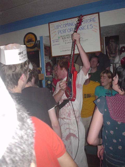 Ka-Nives and All-Night Movers at Sound Exchange, Houston, TX, April 24, 2003.