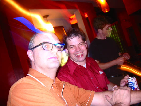 All-Night Movers (David Rhoden and Slade Nash) at Circle Bar, October 3, 2002.