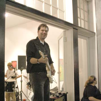 All-Night Movers played at Jonathan Ferrara Gallery on Carondelet Street, October 9, 2002.