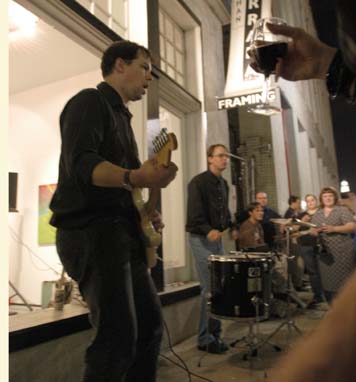 All-Night Movers played at Jonathan Ferrara Gallery on Carondelet Street, October 9, 2002.