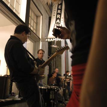 All-Night Movers played at Jonathan Ferrara Gallery on Carondelet Street, October 9, 2002.