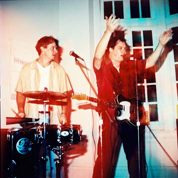 All-Night Movers played a show at Sara Essex's studio on Carondelet street, New Orleans, August 3, 2002.