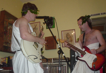 MAXIMVS! plays at Trey's house, February 7, 2004.