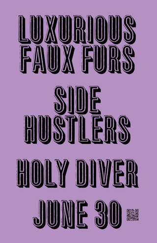 Side Hustlers play at Holy Diver on June 30 with Luxurious Faux Furs.