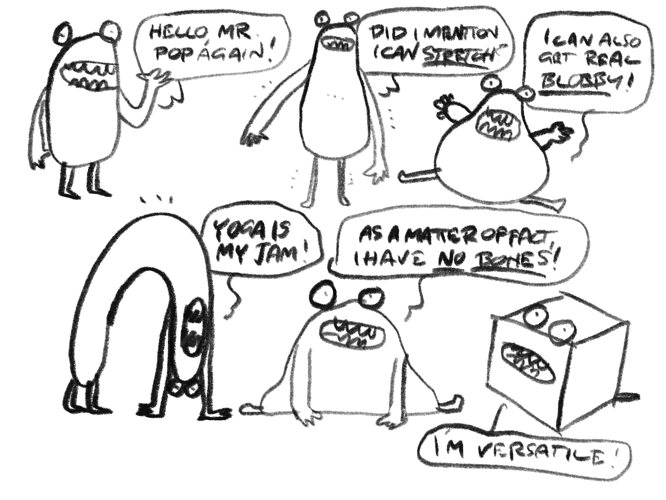 Mr. Pop sketches by David Rhoden