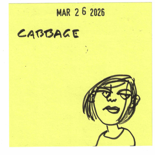 I made, and illustrated, a short shopping list.