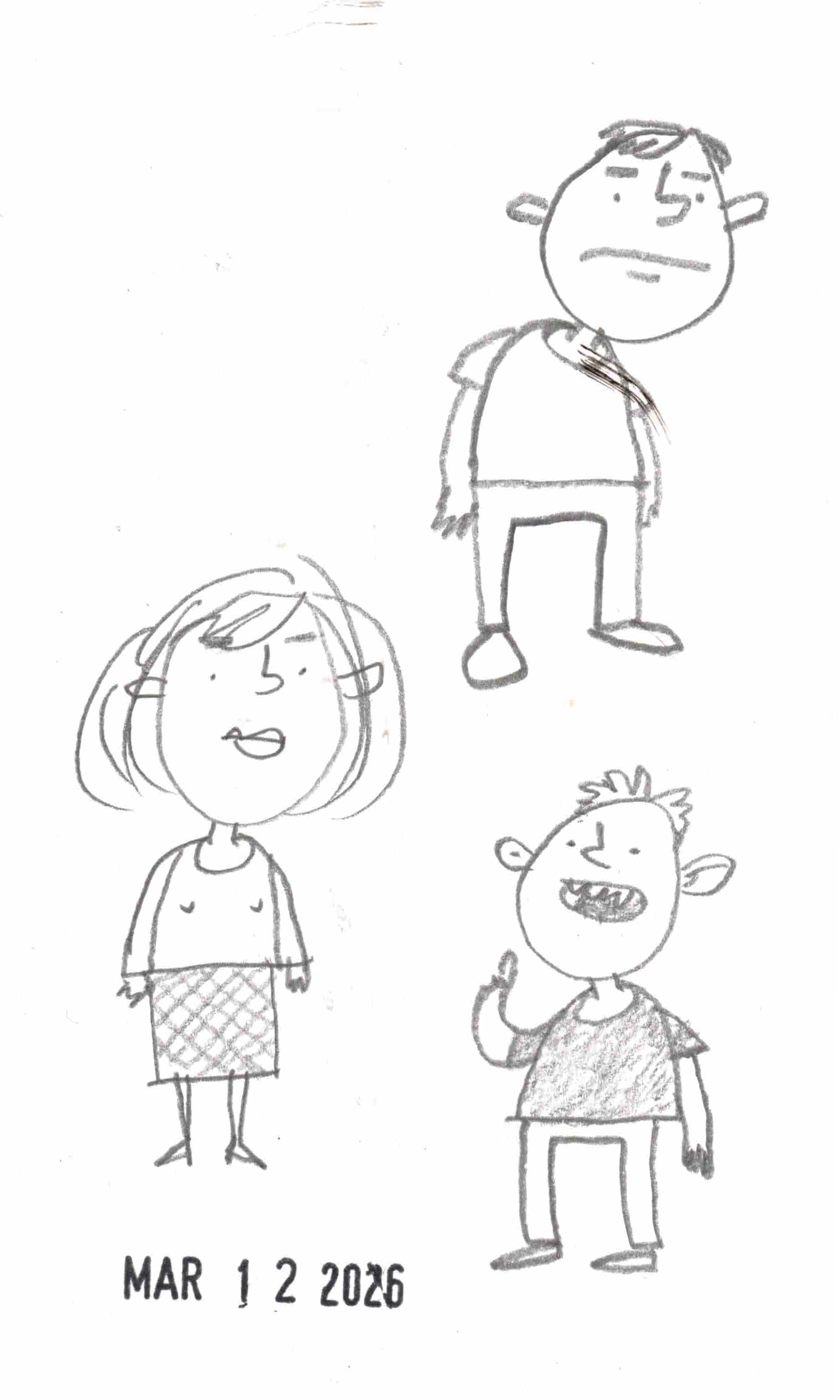 doodles David doodled during a Zoom call