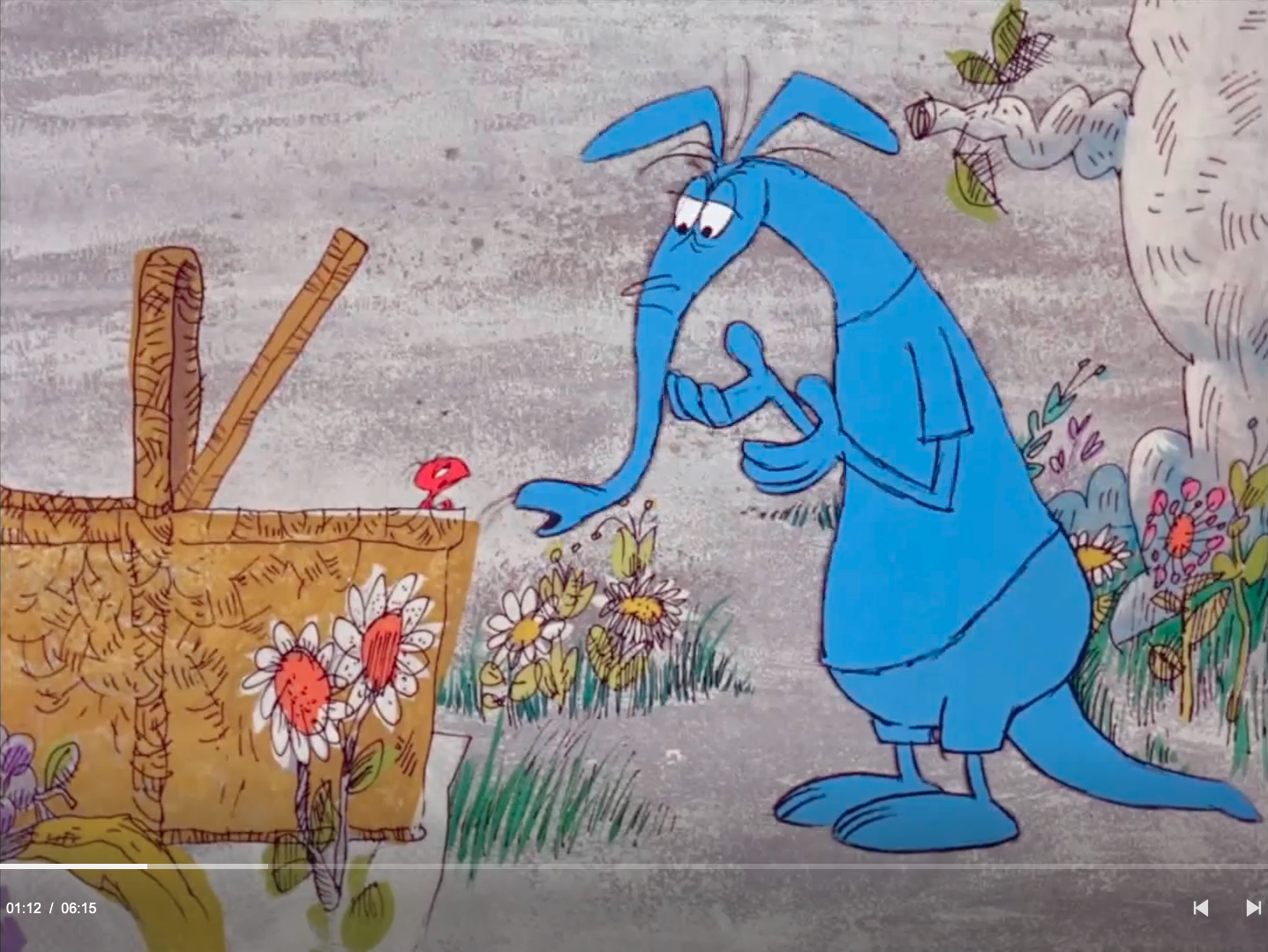 Still from The Ant and the Aardvark, s1e1
