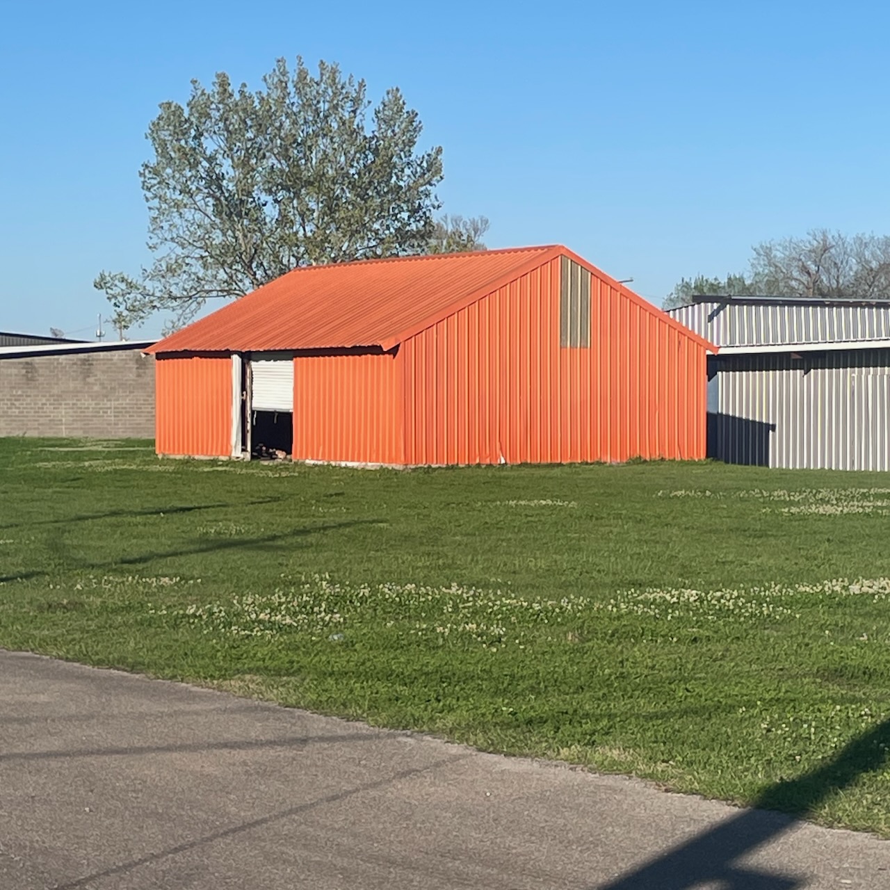 Orange Building in Arabi, Louisiana. Photo by Dave Rhoden.