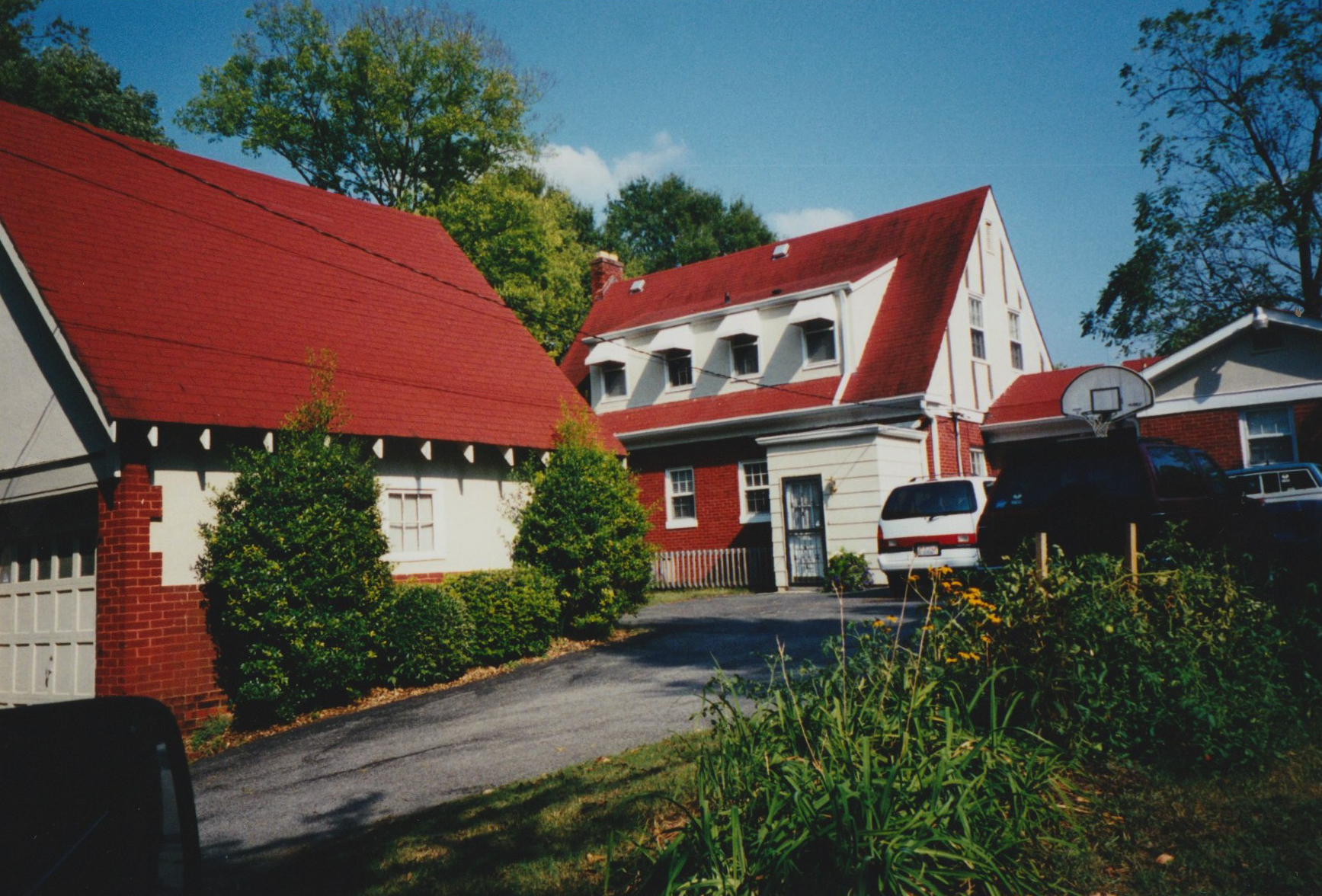 Back view of our house at 103 Asbury Drive, Chattanooga, Tennessee.