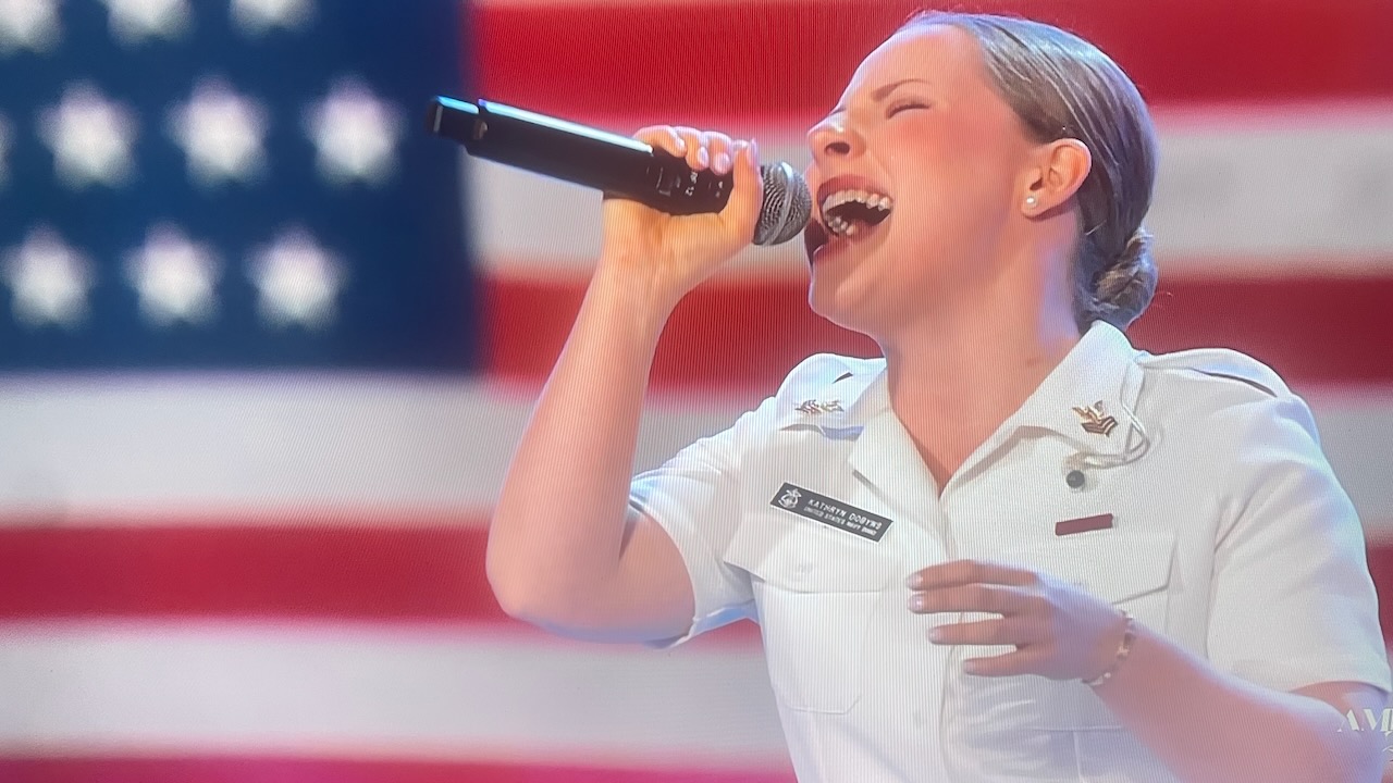 Kathryn Dobyns sings 25 or 6 to 4, July, 4, 2026.
