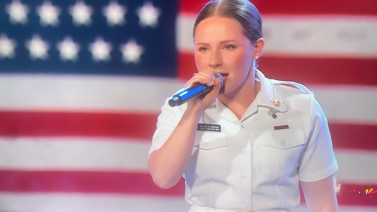 Kathryn Dobyns sings 25 or 6 to 4, July, 4, 2026.