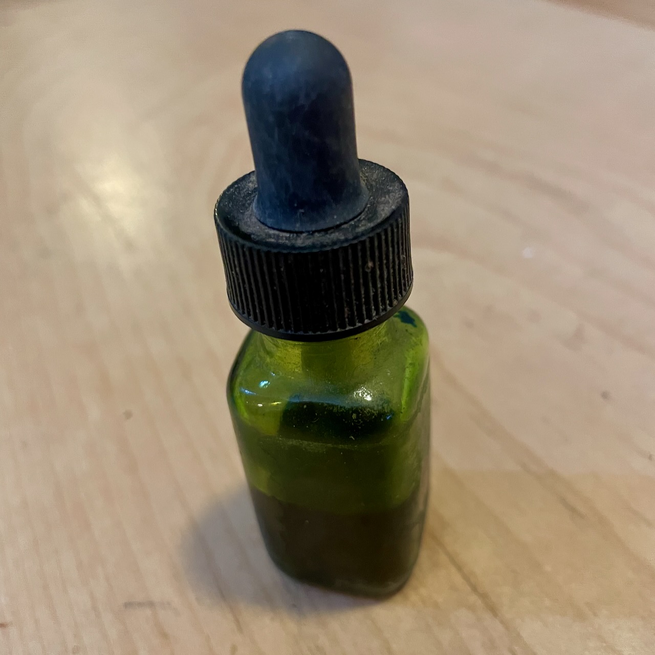 bottle of Dr. Ph. Martin's Radiant Eater Color, still half full, bought around 1993