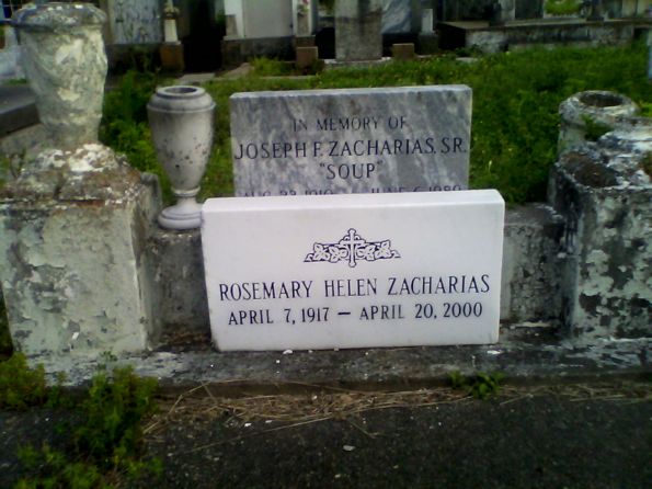 grave in cemetery on Spruce Street