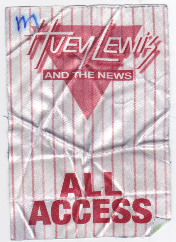 all-access pass to Huey Lewis