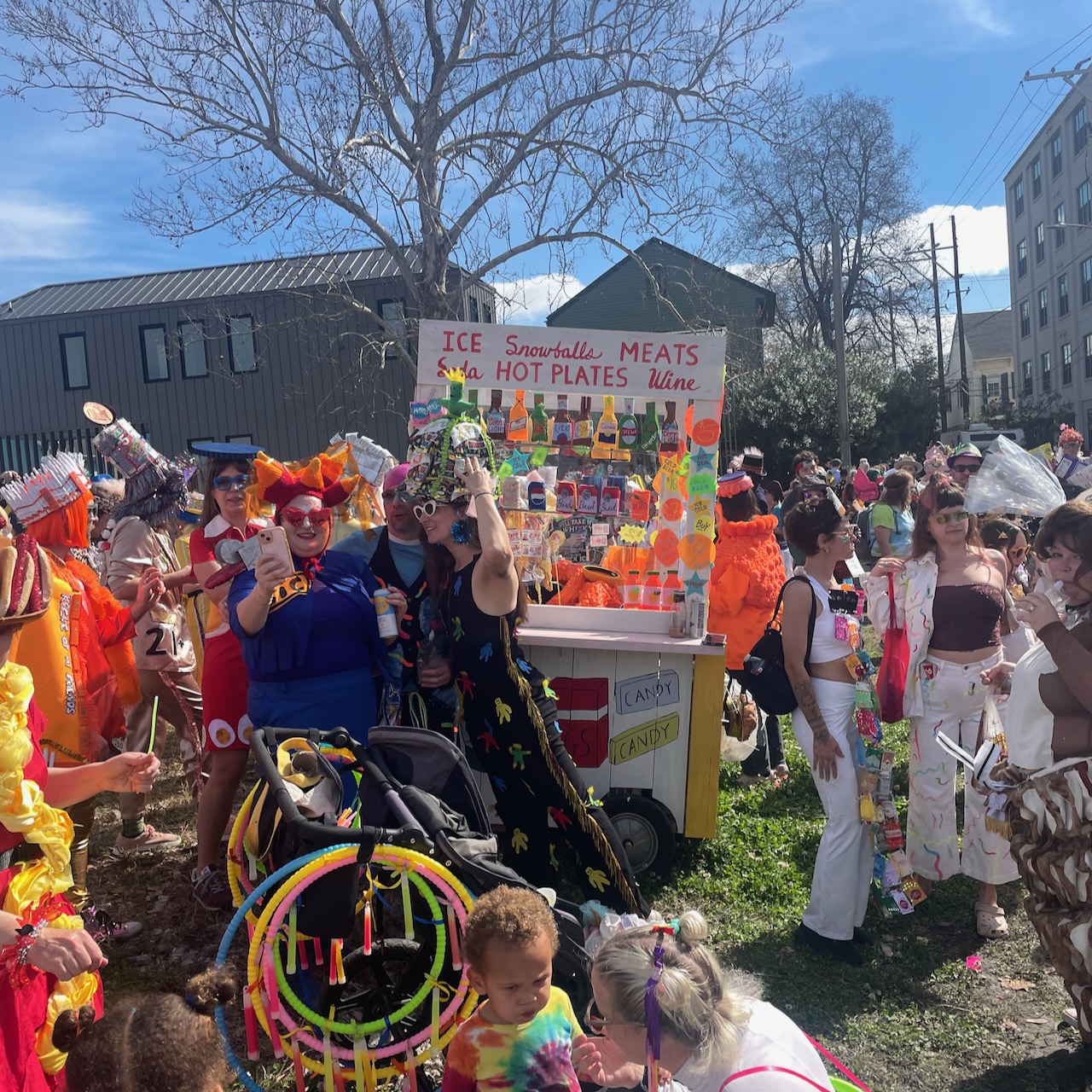 start of walking parade photo from Mardi Gras 2026