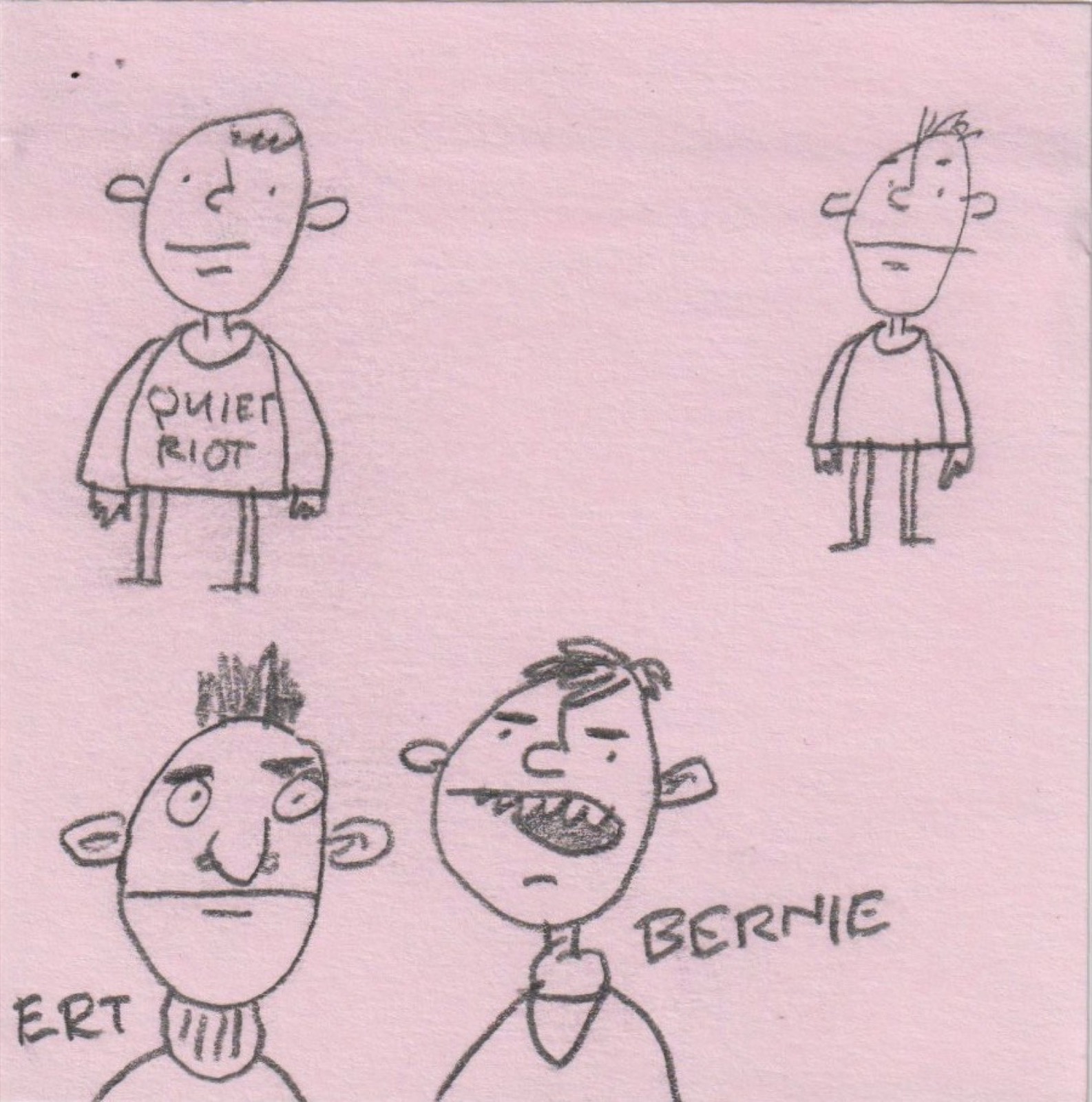 Post-it note drawing by David Rhoden