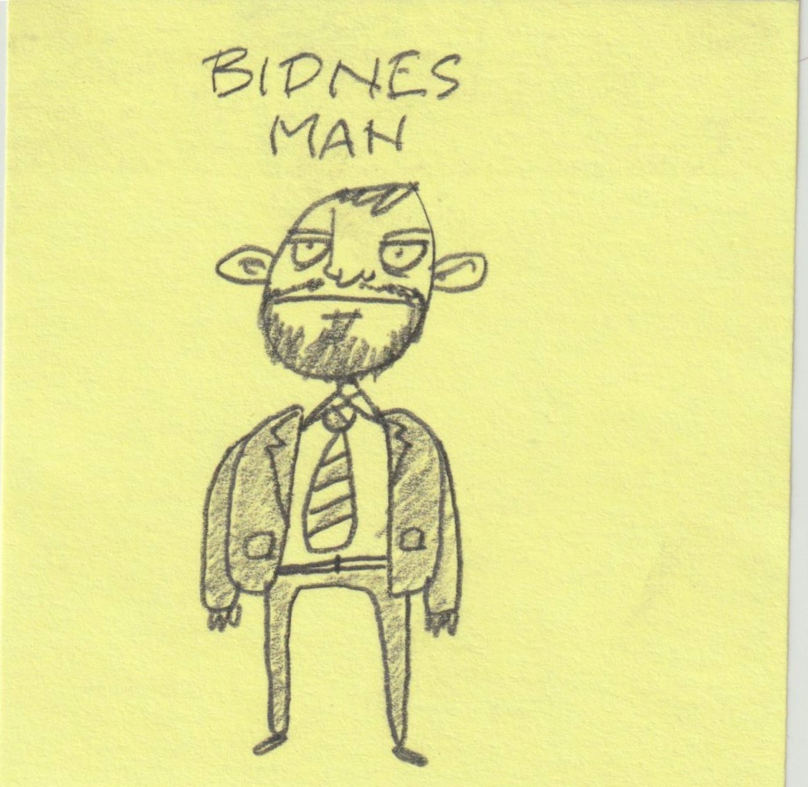 Post-it note drawing by David Rhoden