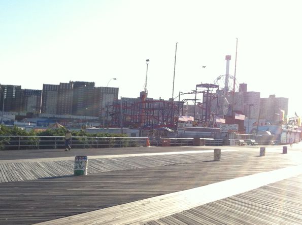 Solo bike ride to Coney Island, July 27, 2011.