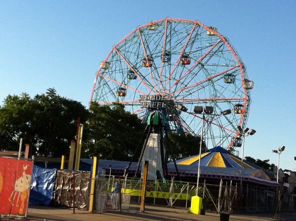 Solo bike ride to Coney Island, July 27, 2011.